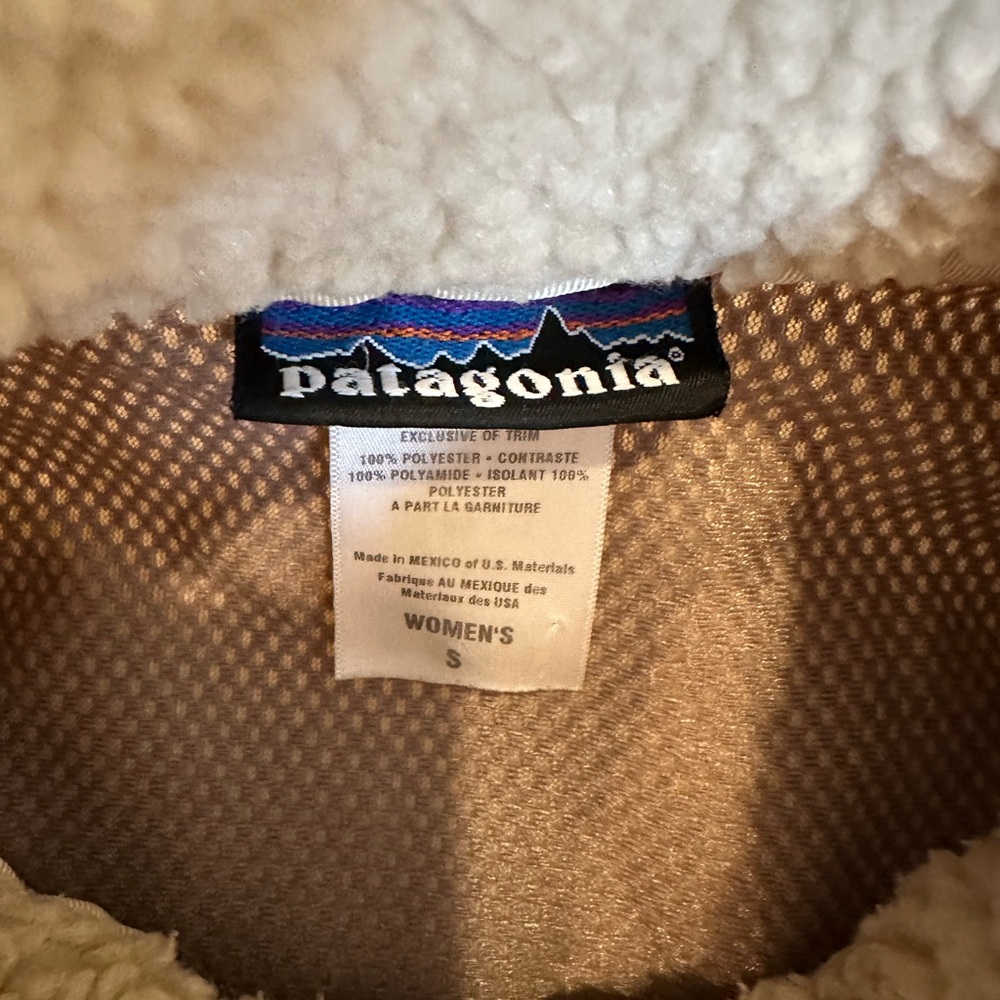 Vintage PATAGONIA Ivory Retro-X Full Zip Jacket - Picture 4 of 7